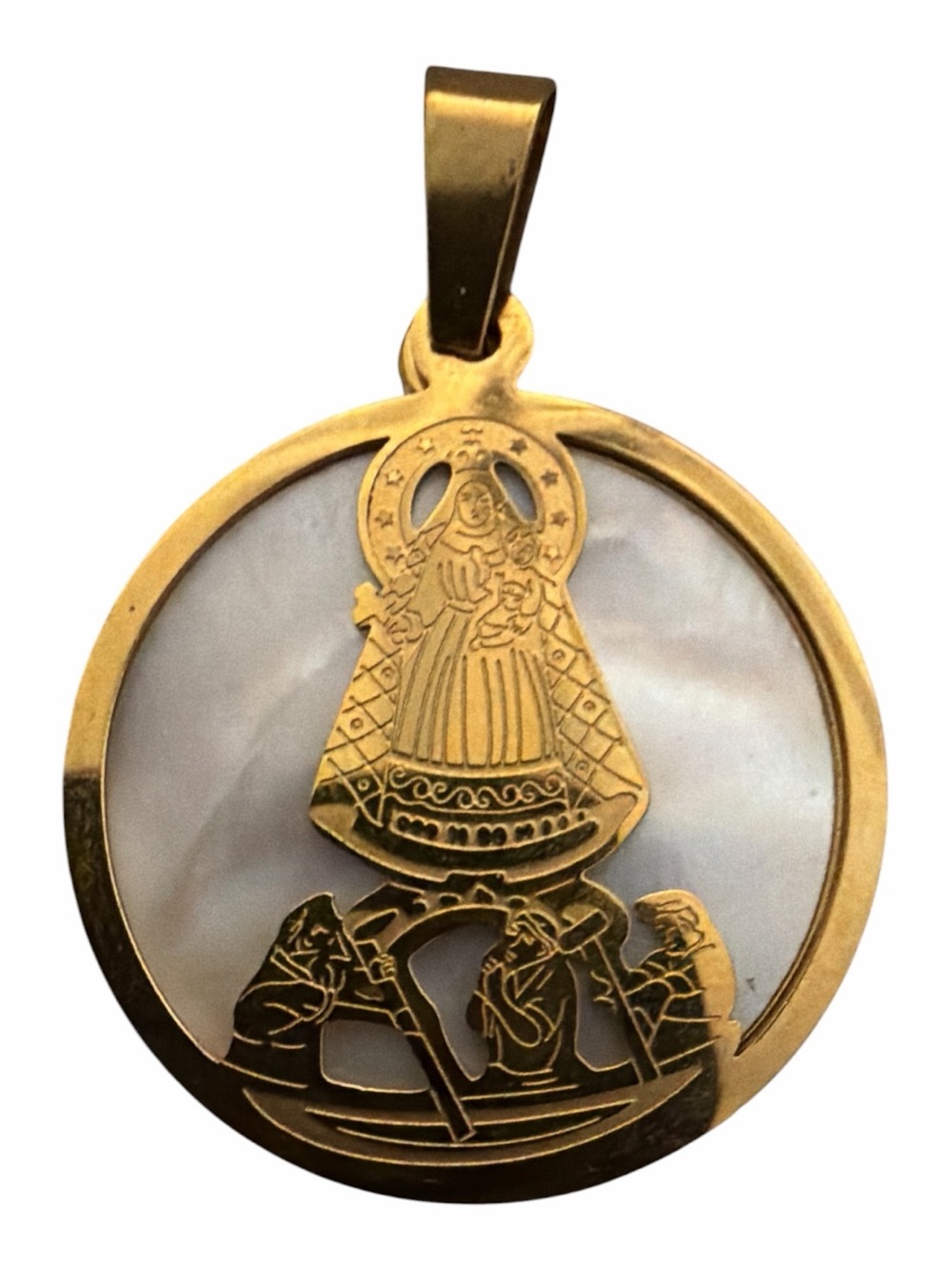 Virgen de la Caridad del Cobre stainless steel Pendant New